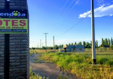 IMPERDIBLES LOTES DE 2000m2 - CALLE BIANCHI                                       